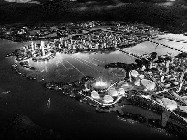 核心區夜景——上海同濟城市規劃設計研究院